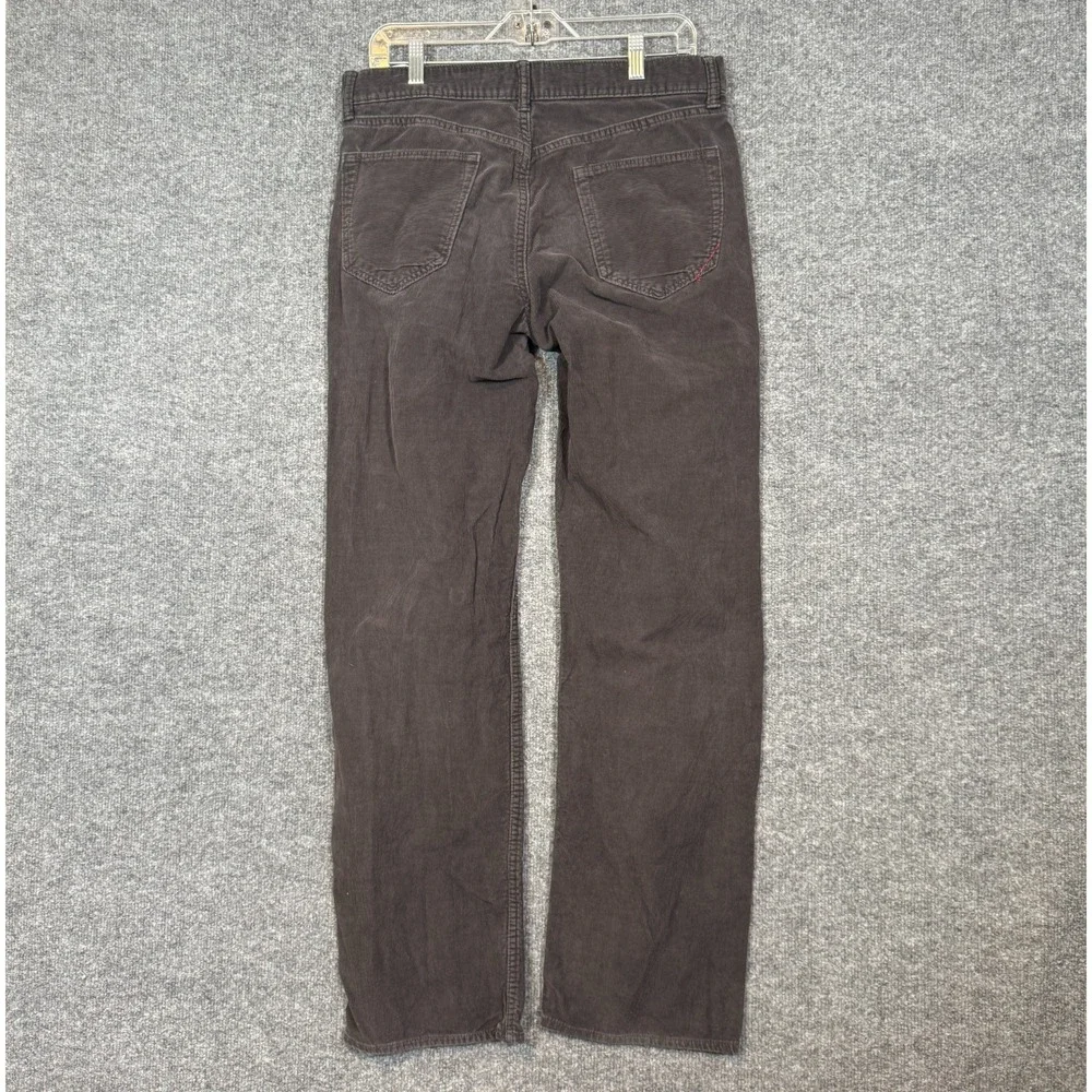 Banana Republic Pants Mens‎ 33x32 Gray Corduroy Straight Fit Chino Pants Casual
